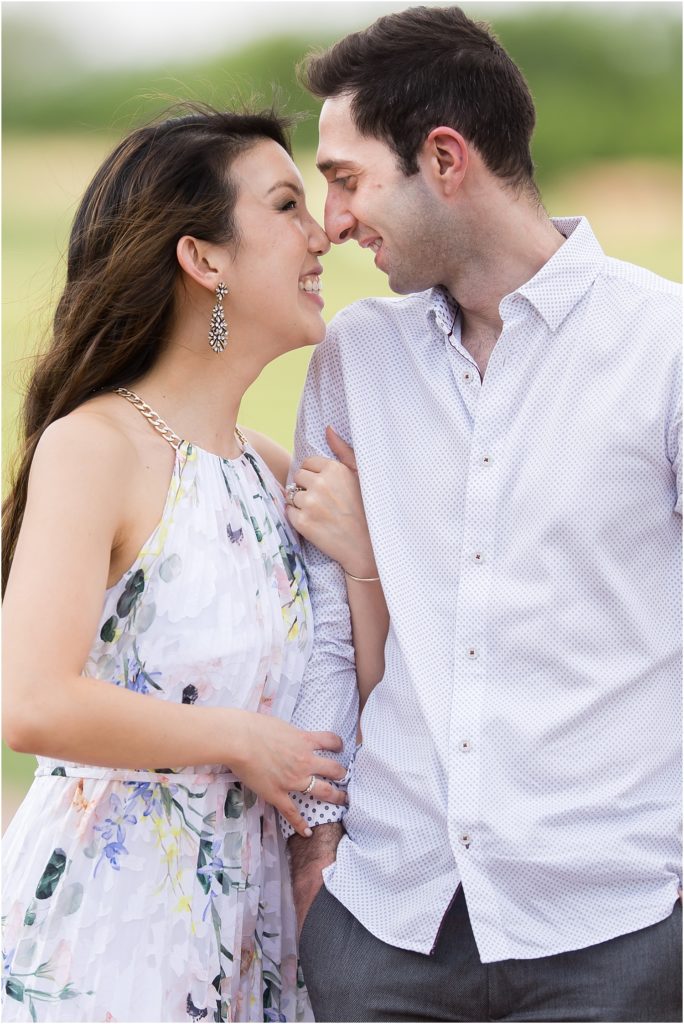 Engagement session at Falls Park - Sioux Falls, South Dakota