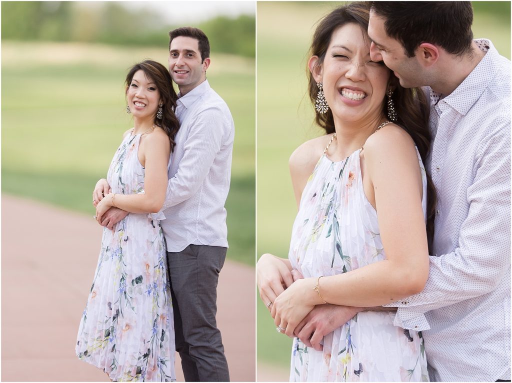 Engagement session at Falls Park - Sioux Falls, South Dakota