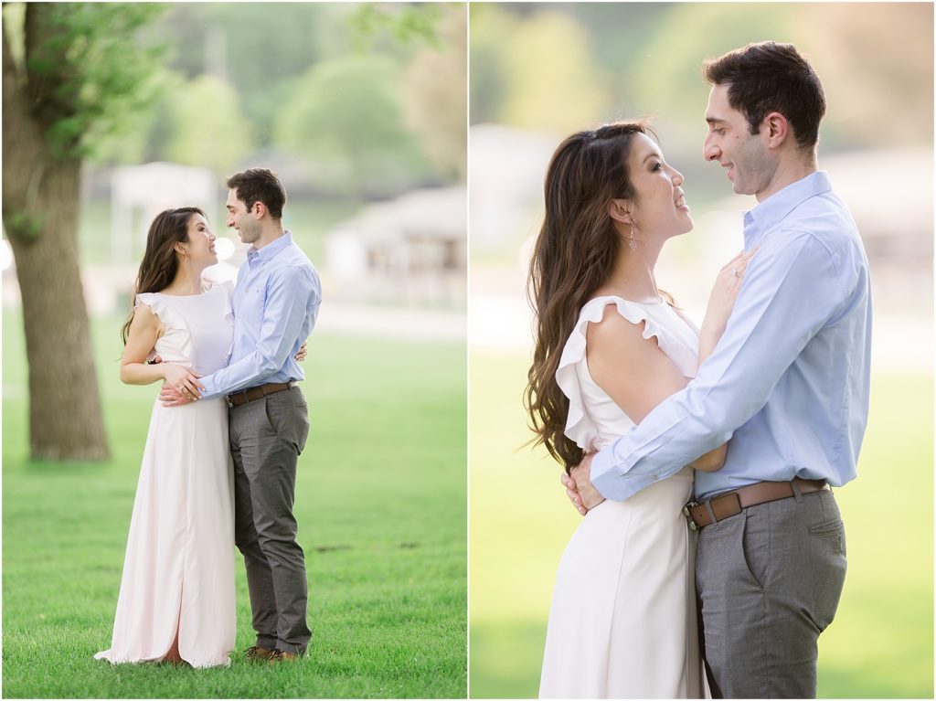 Engagement session at Falls Park - Sioux Falls, South Dakota