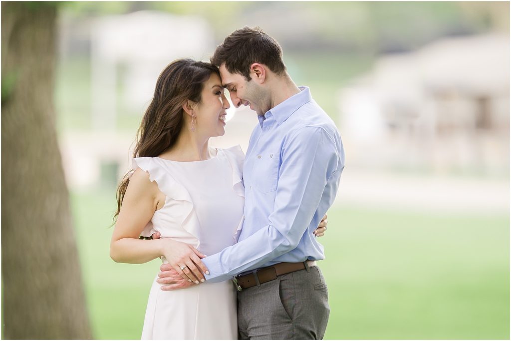 Engagement session at Falls Park - Sioux Falls, South Dakota