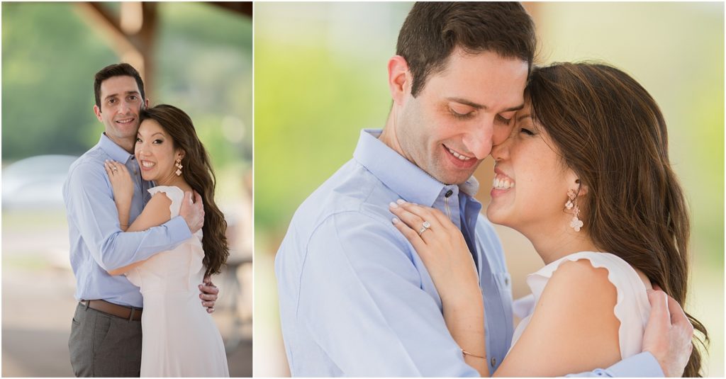 Engagement session at Falls Park - Sioux Falls, South Dakota