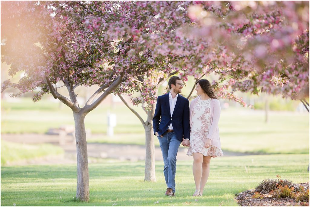 South Dakota pink engagement session