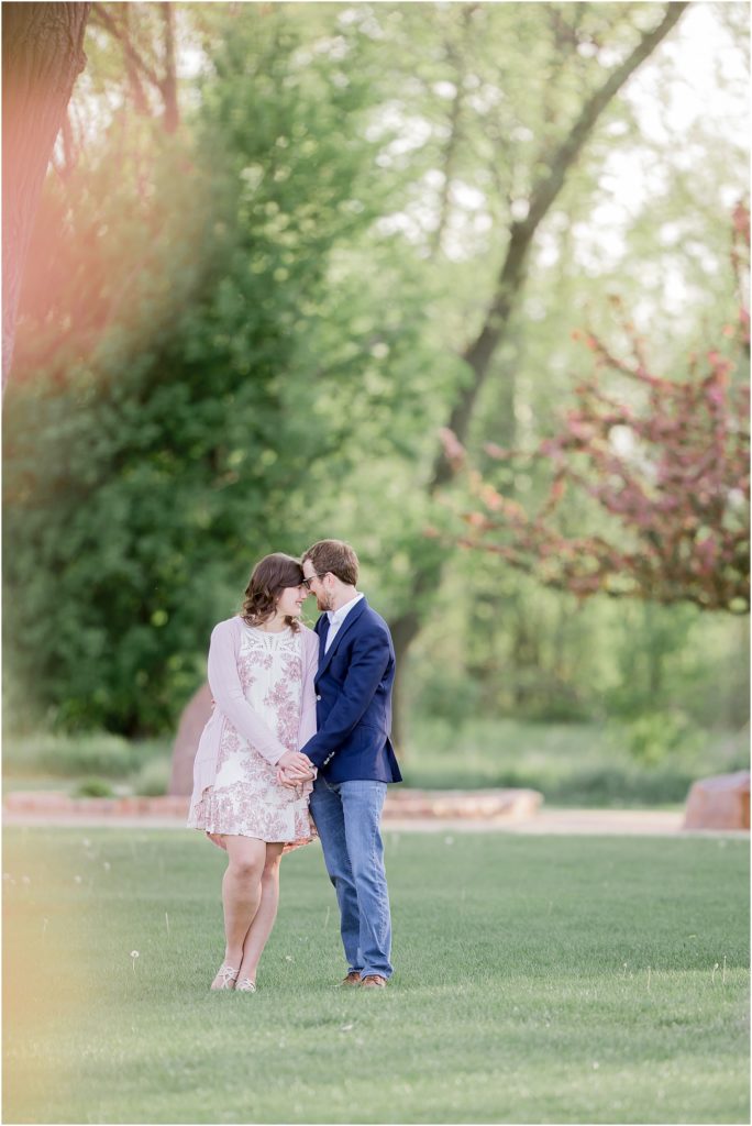 South Dakota pink engagement session
