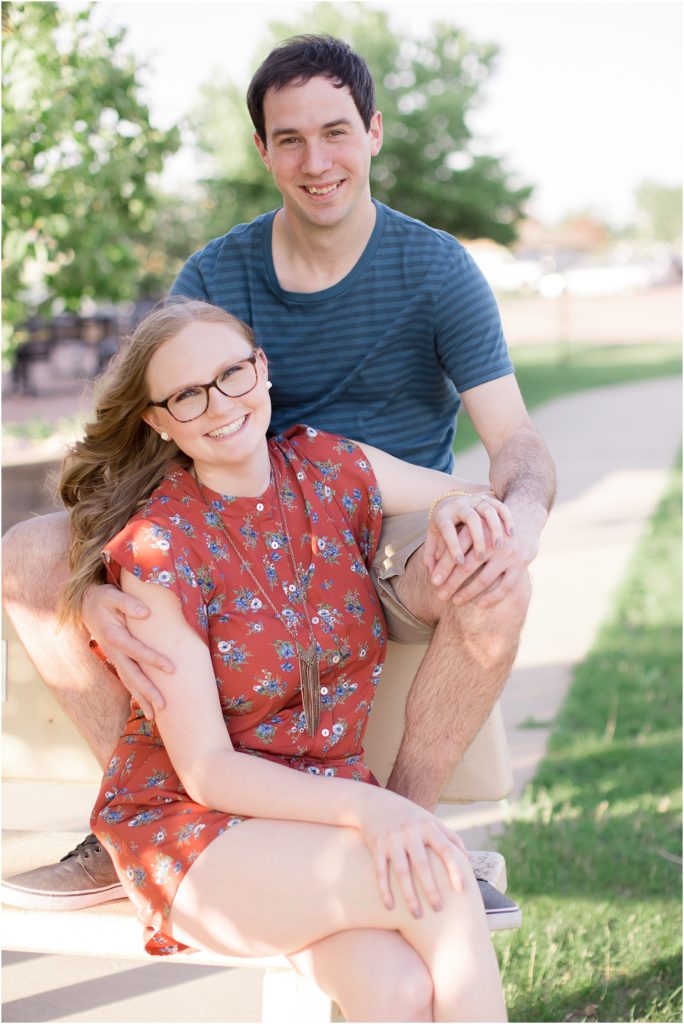 South Dakota Wedding Photographer - Engagement session in Japanese Gardens