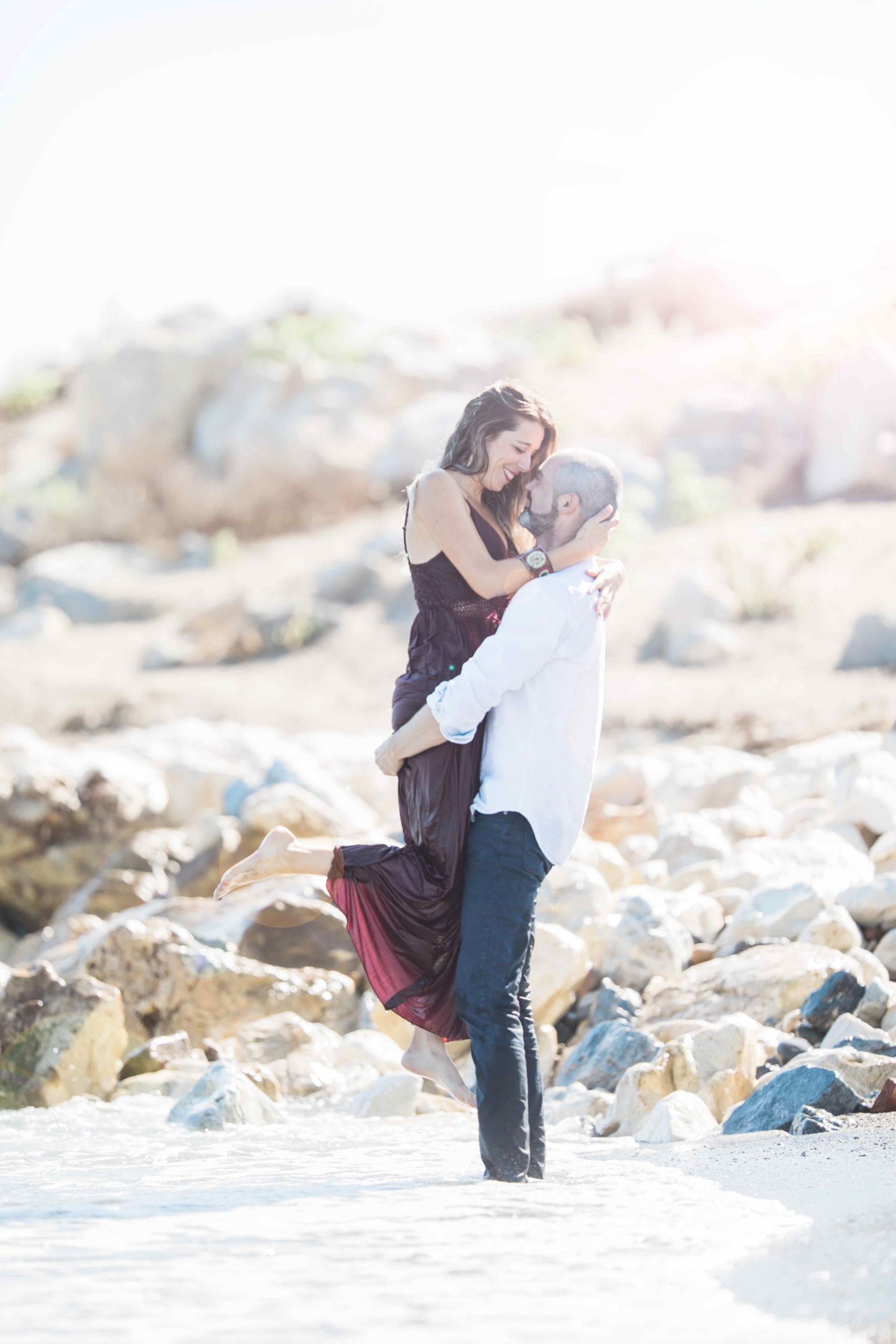 Beach engagement - Coast of spain