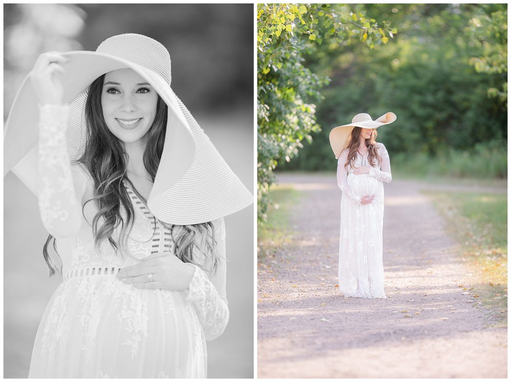 Outdoor maternity session at Sertoma Park, South Dakota