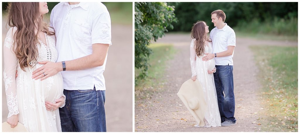 Outdoor maternity session at Sertoma Park, South Dakota