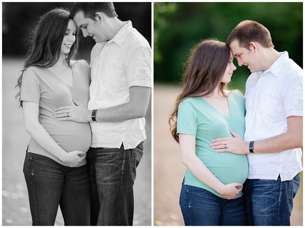 Outdoor maternity session at Sertoma Park, South Dakota
