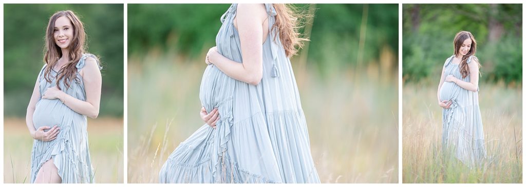 Outdoor maternity session at Sertoma Park, South Dakota