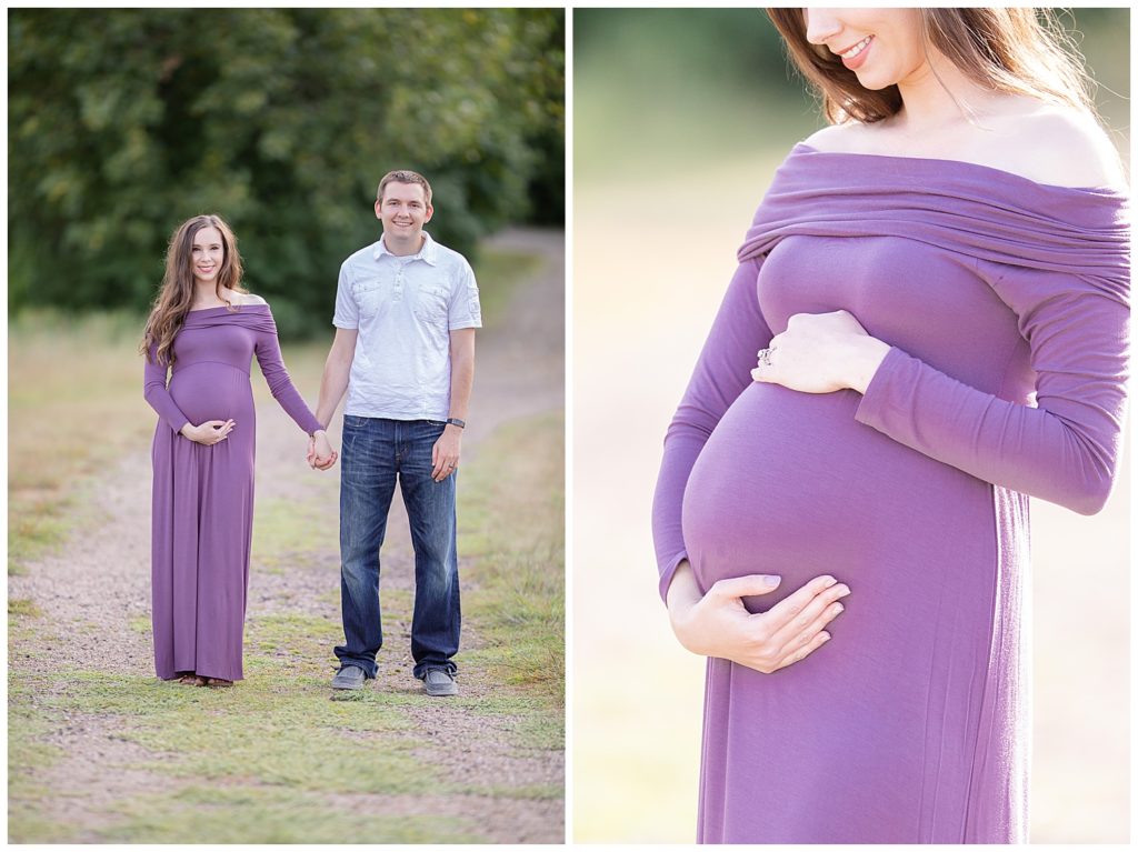 Outdoor maternity session at Sertoma Park, South Dakota