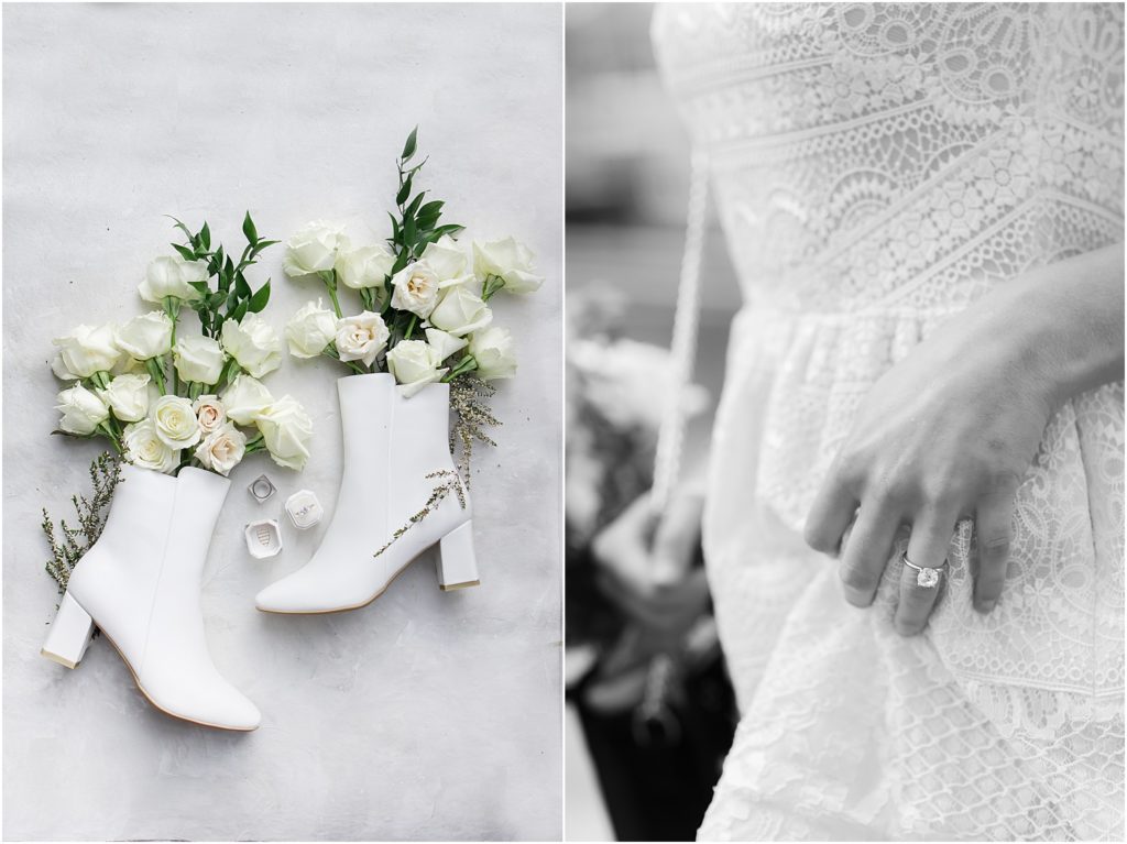Urban elopement Sioux Falls - Rainy wedding day