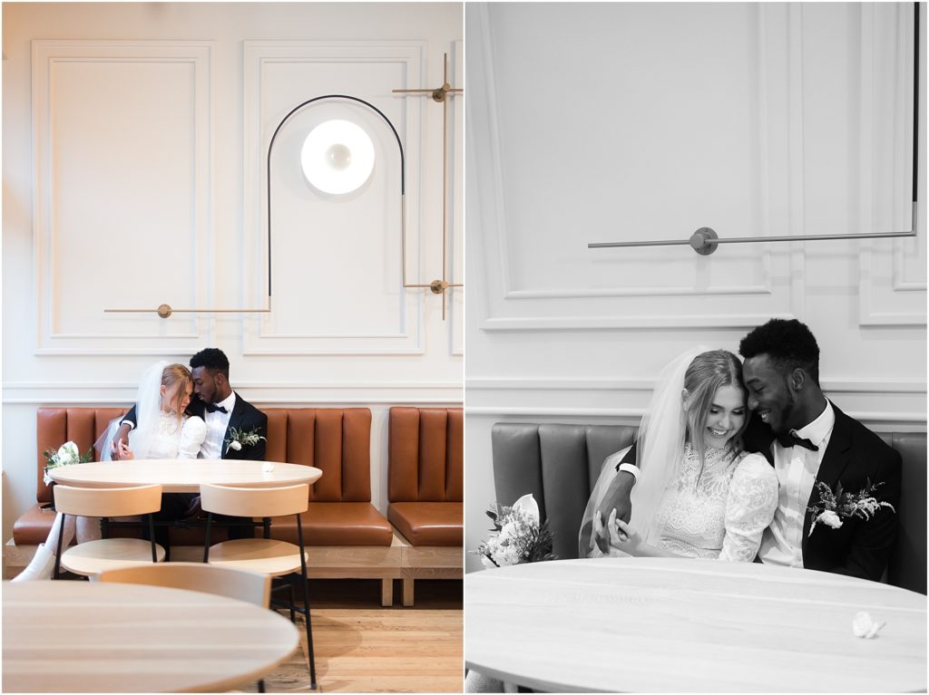 Urban elopement Sioux Falls - Rainy wedding day