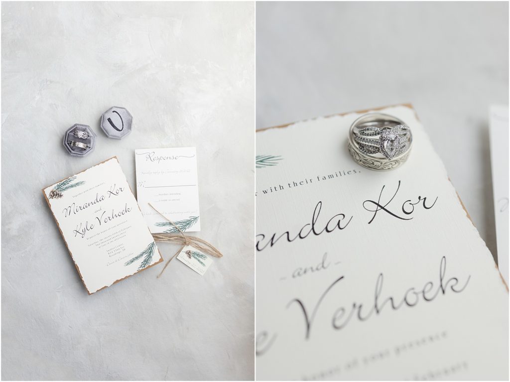Winter wedding in Brookings, South Dakota
