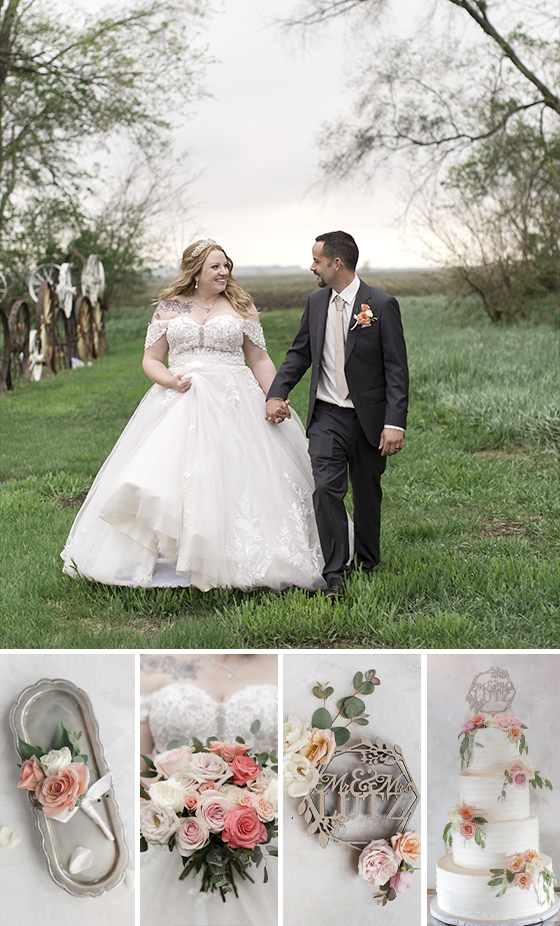 Spring wedding at Canton, South Dakota