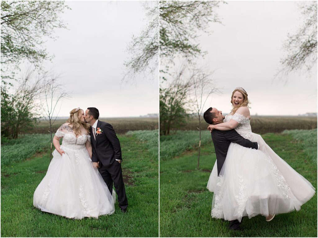 Spring barn wedding in Sioux Falls, South Dakota