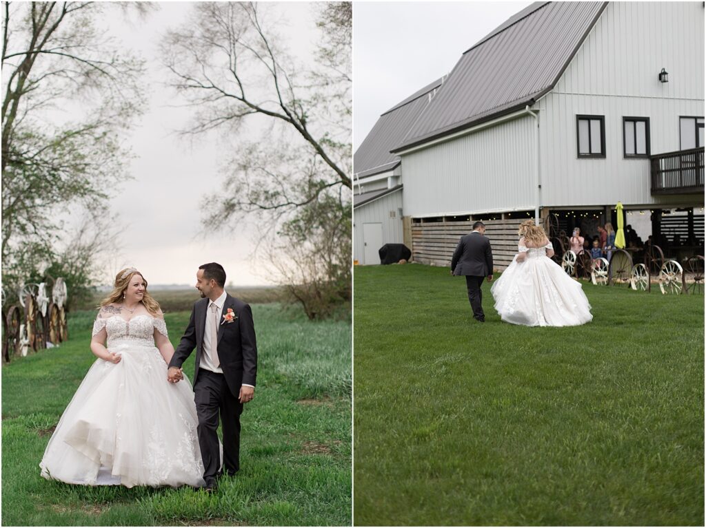 Spring barn wedding in Sioux Falls, South Dakota