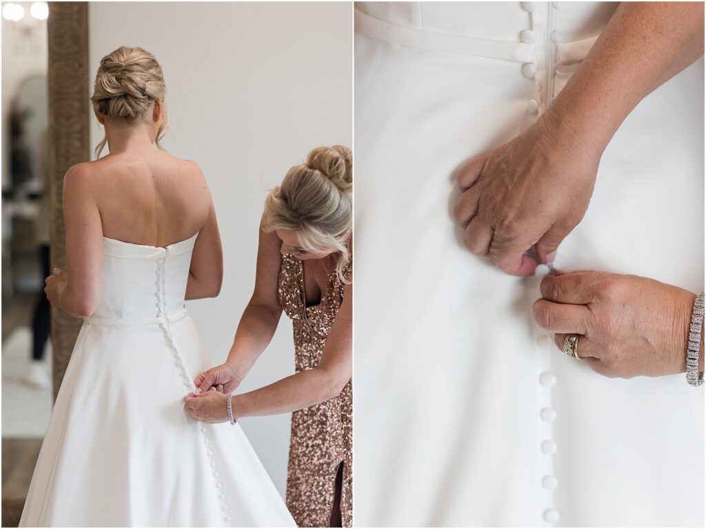 Summer Sioux Falls Wedding | Bride getting ready