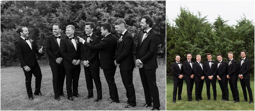 Summer Sioux Falls Wedding | Bridal Party Outdoor photos