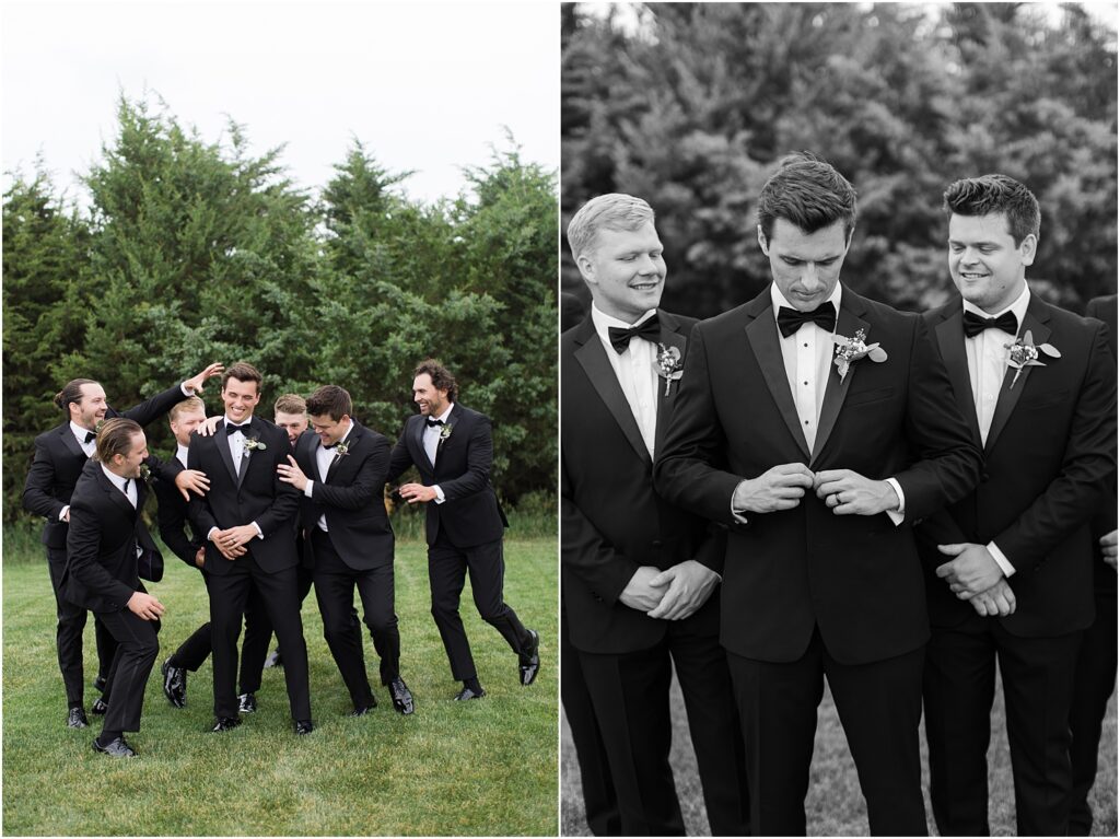 Summer Sioux Falls Wedding | Bridal Party Outdoor photos