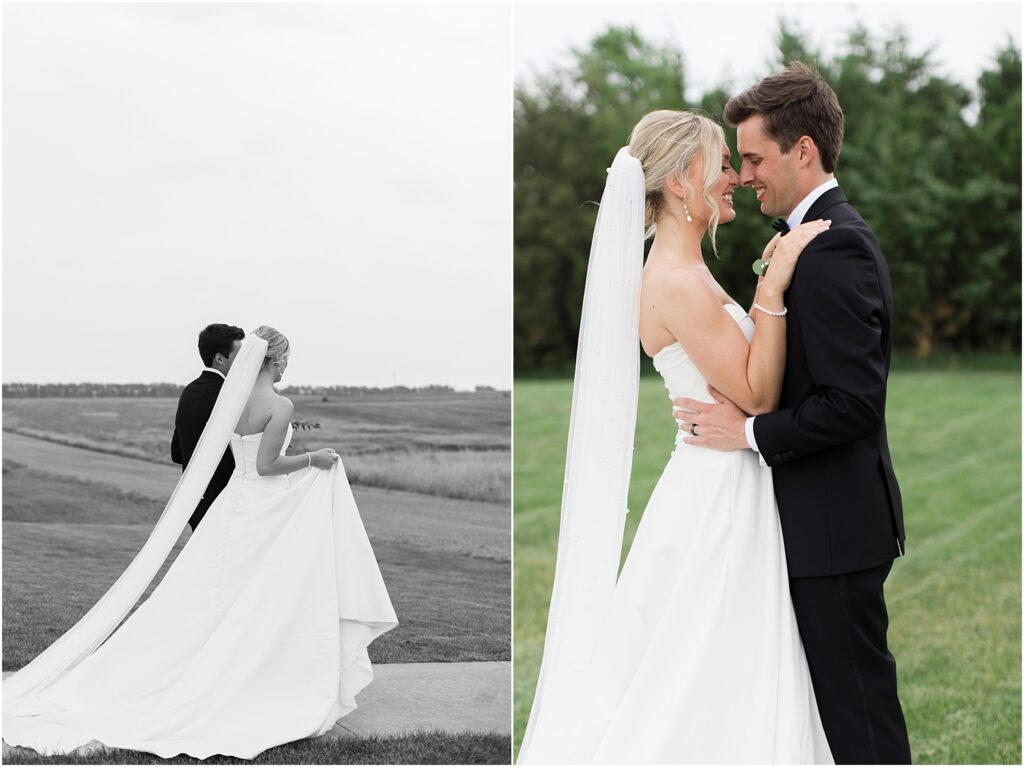 Summer Sioux Falls Wedding | Bride and Groom