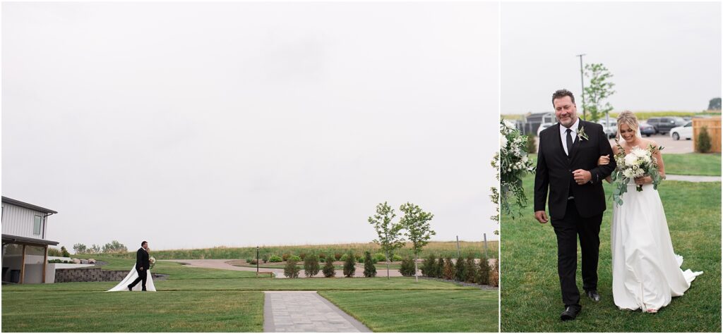 Summer Sioux Falls Wedding | Outdoor ceremony