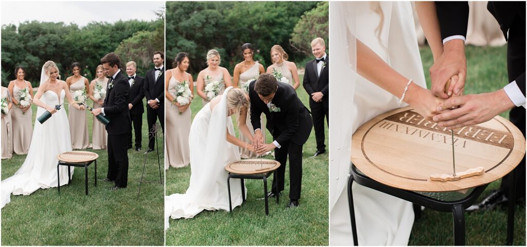 Summer Sioux Falls Wedding | Outdoor ceremony