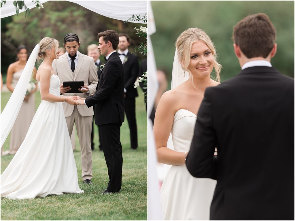 Summer Sioux Falls Wedding | Outdoor ceremony