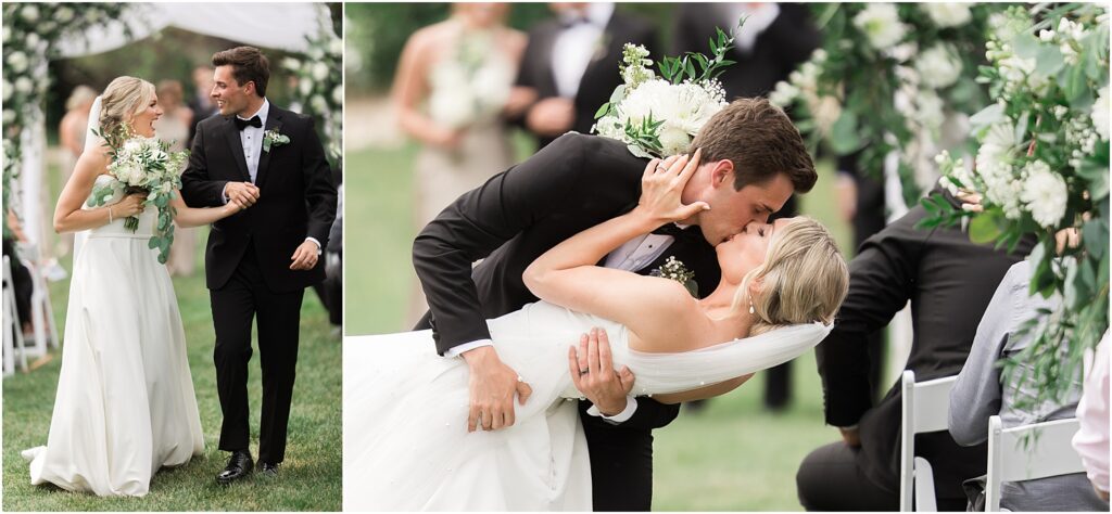 Summer Sioux Falls Wedding | Outdoor ceremony