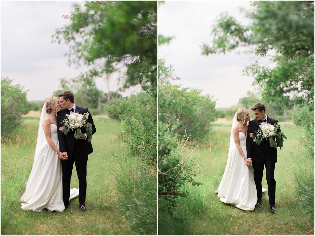 Summer Sioux Falls Wedding | Bride and groom