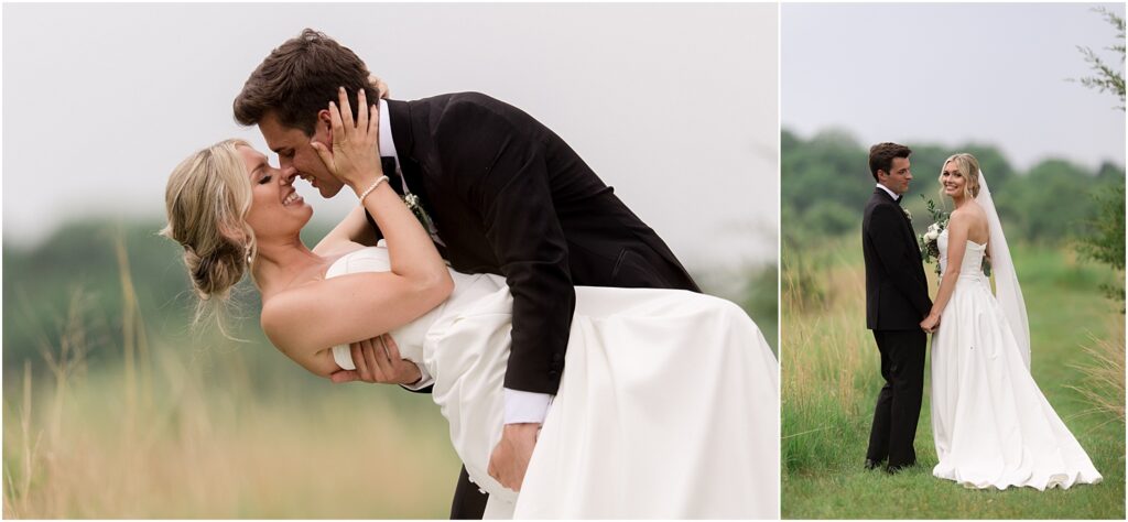 Summer Sioux Falls Wedding | Bride and groom