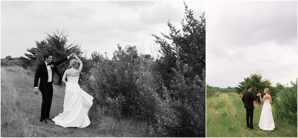 Summer Sioux Falls Wedding | Bride and groom