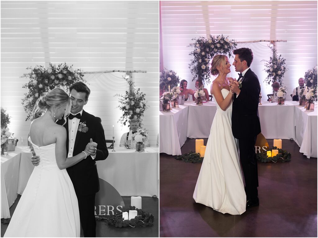 Summer Sioux Falls Wedding | First dance photos
