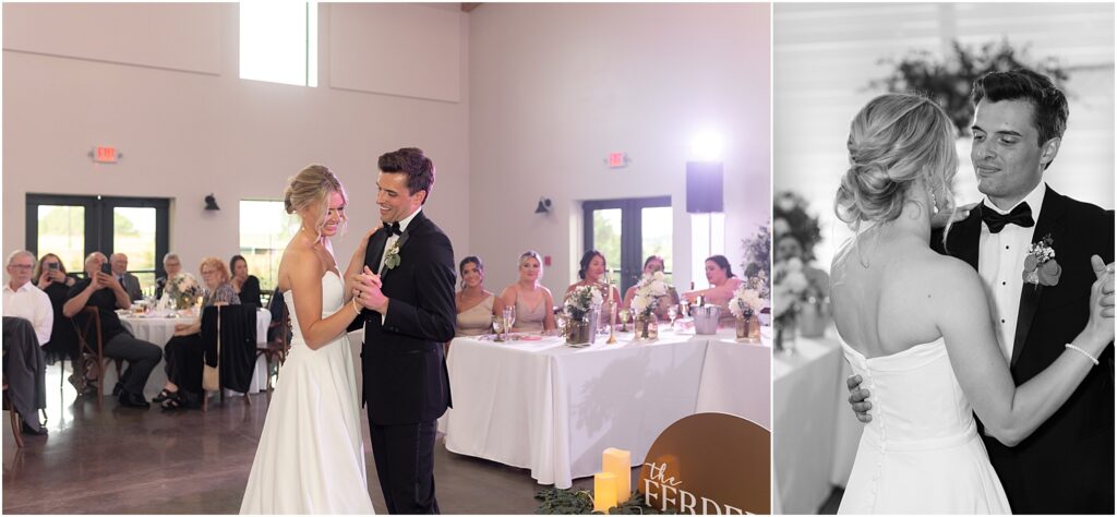 Summer Sioux Falls Wedding | First dance photos