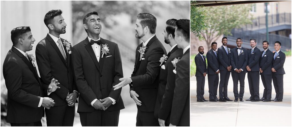 Sioux Falls Summer Downtown Wedding - Bridal Party