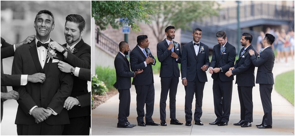 Sioux Falls Summer Downtown Wedding - Bridal Party