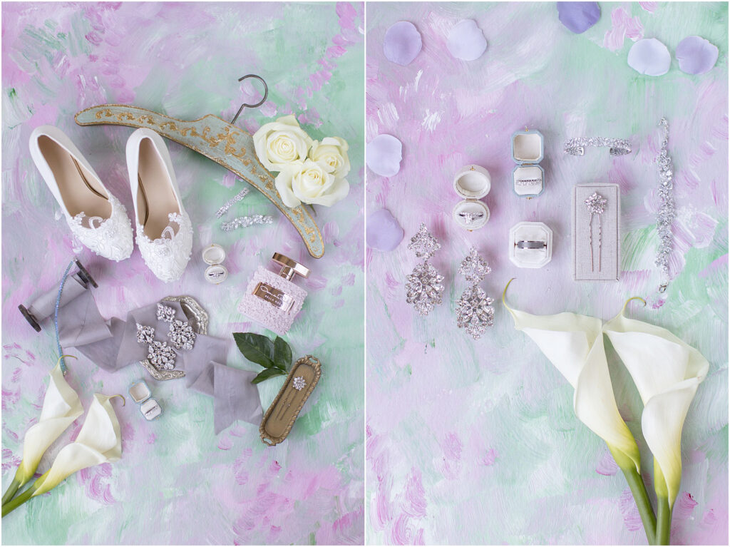 Sage and lavender summer wedding at Blue Haven Barn