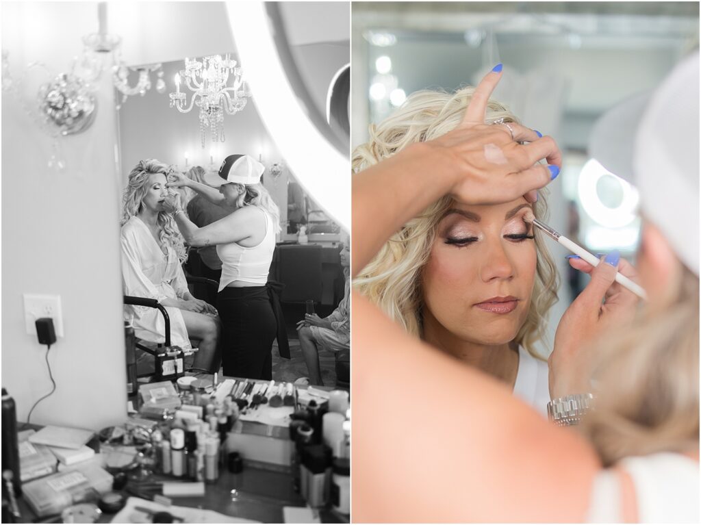 Sage and lavender summer wedding - Getting ready photos