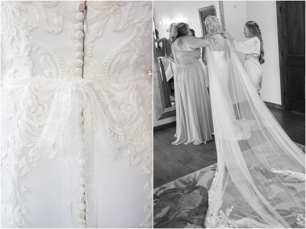 Sage and lavender summer wedding - Getting ready photos