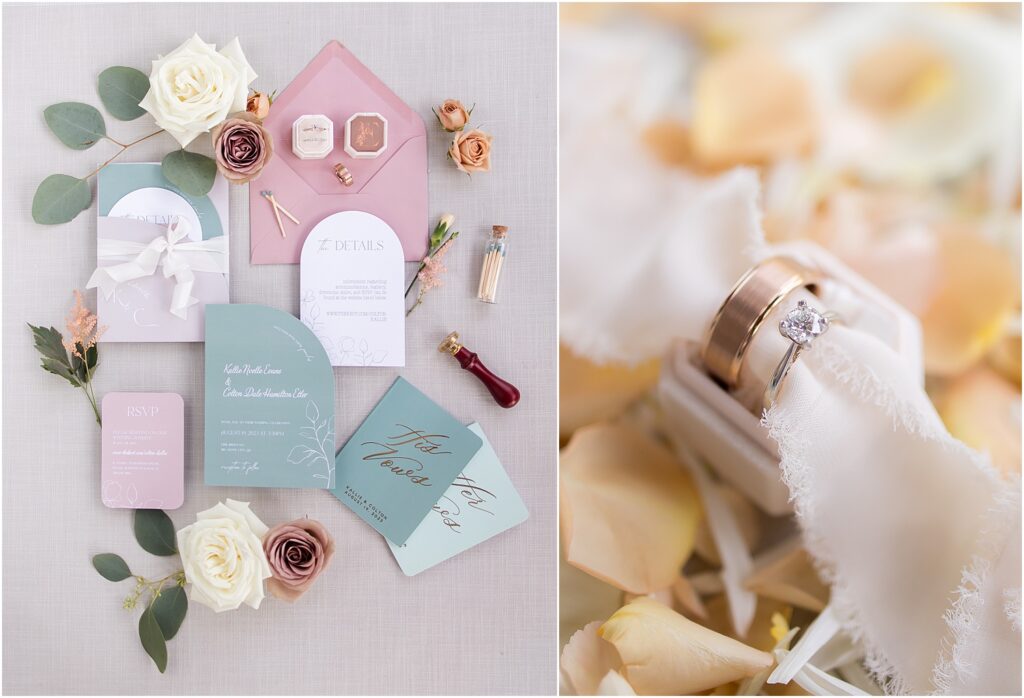 South Dakota Outdoor Wedding - Flatlays