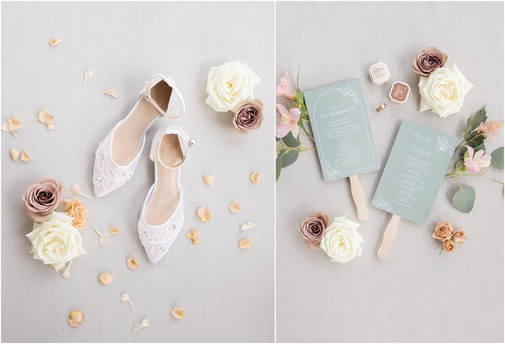 South Dakota Outdoor Wedding - Bride's shoes
