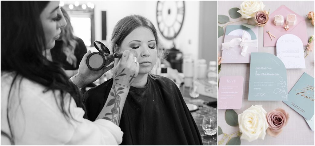 South Dakota Outdoor Wedding - Bride getting ready