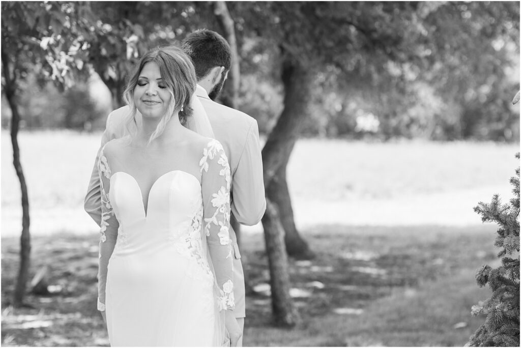 South Dakota Outdoor Wedding - First Look