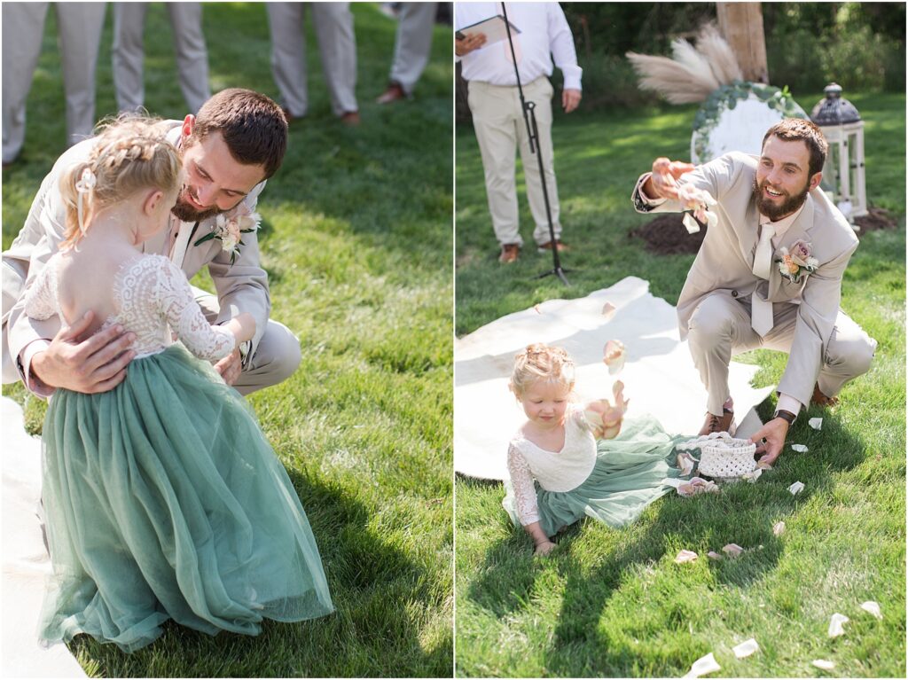 South Dakota Outdoor Wedding - Flower girl ideas