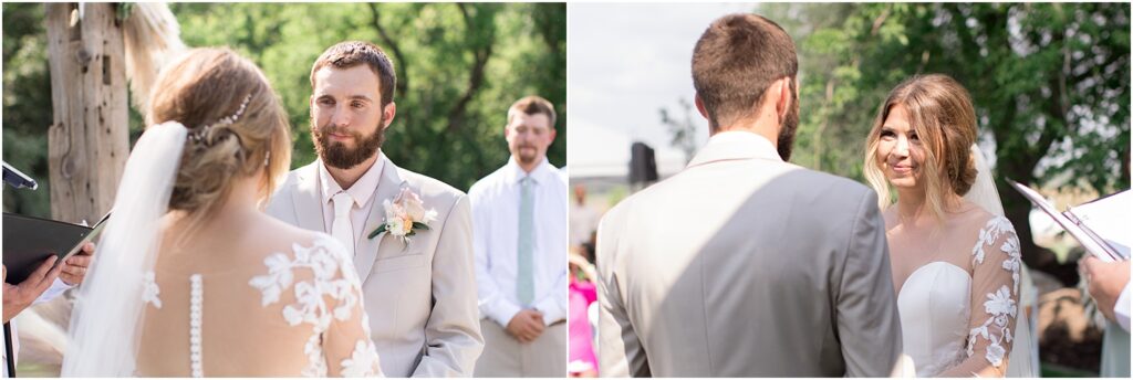 South Dakota Outdoor Wedding - outdoor summer ceremony