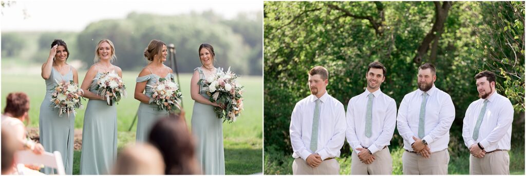 South Dakota Outdoor Wedding - outdoor ceremony