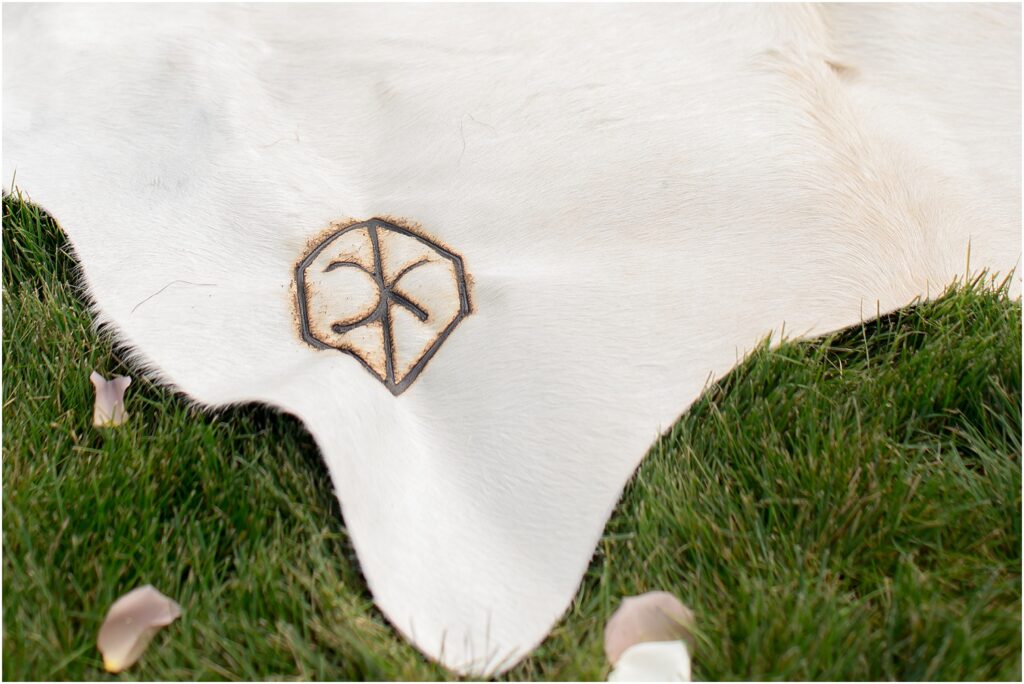 South Dakota Outdoor Wedding - branding ceremony