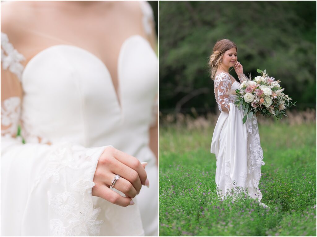 South Dakota Outdoor Wedding - bride's photos