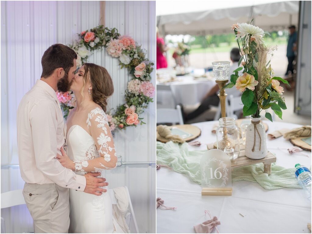 South Dakota Outdoor Wedding - reception photos