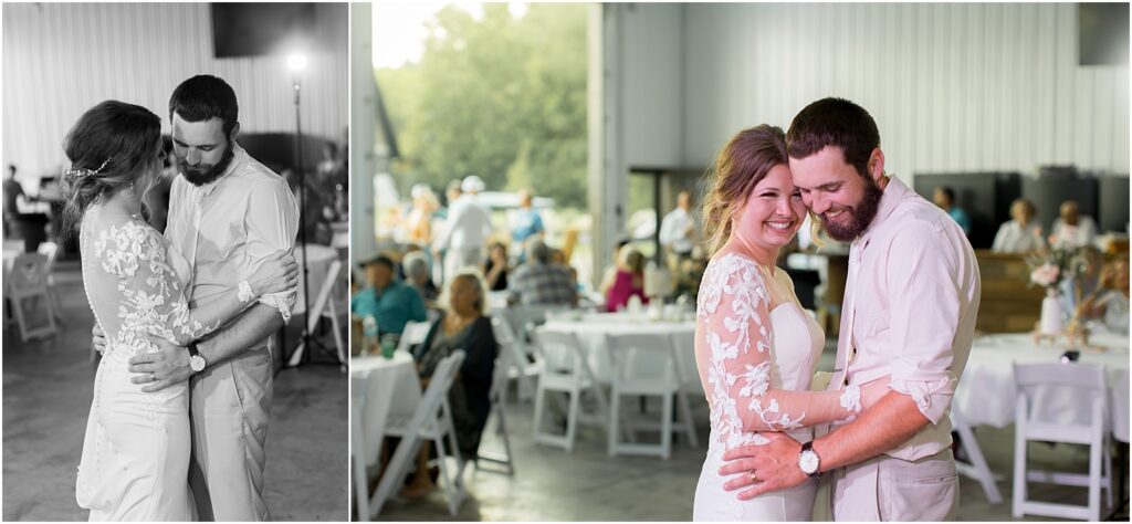South Dakota Outdoor Wedding - first dance