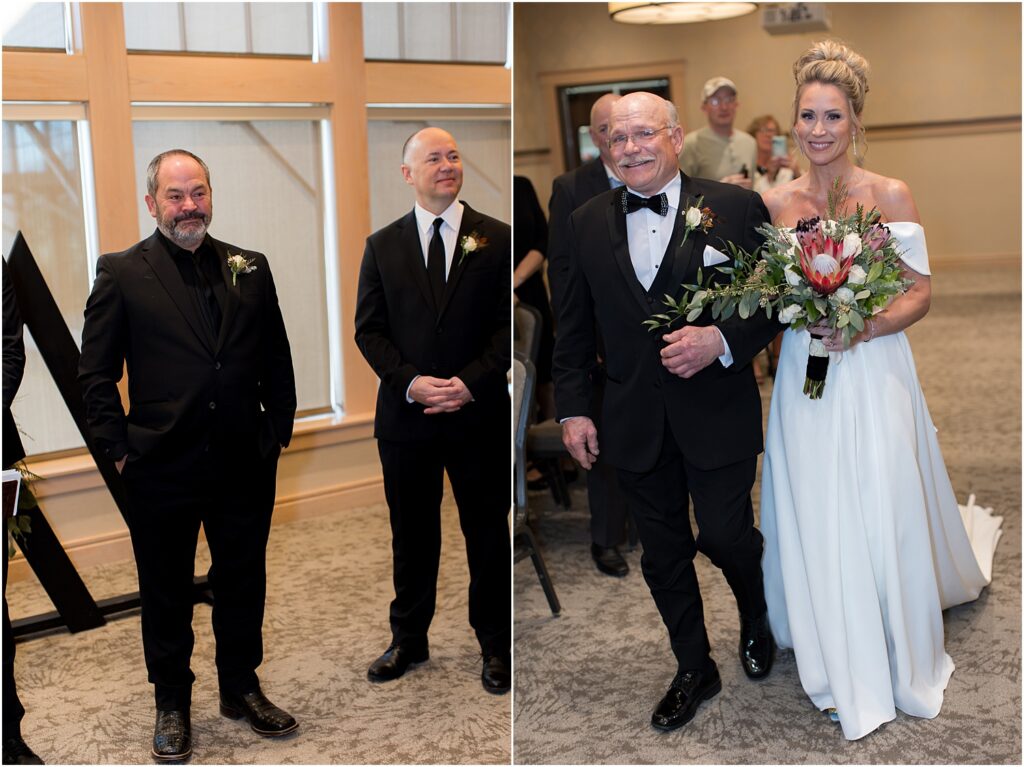 Sioux Falls Country Club Spring wedding - Ceremony